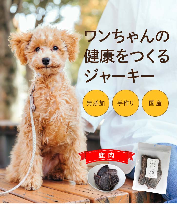 永平寺ジビエ 鹿肉ジャーキー 40g×3袋 犬用 無添加 国産 手作り アレルギー対策 健康づくり おやつ ドッグフード 自社加工 高タンパク 低脂肪  :014eg:Baby West - 通販 - Yahoo!ショッピング