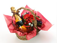 ヴーヴクリコ・フラワーバスケット（ハーフボトルB) 