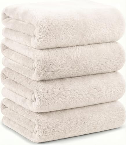 バスタオル Mofuwa セット 4枚 マイクロファイバー まとめ買い 速乾