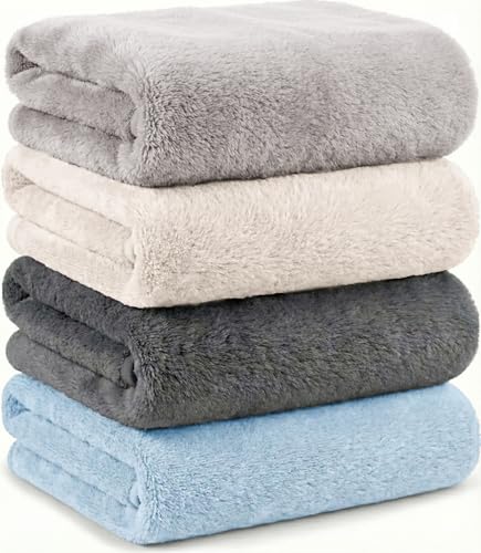 バスタオル Mofuwa セット 4枚 マイクロファイバー まとめ買い 速乾