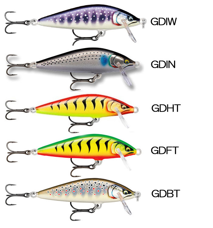 Rapala カウントダウンエリートセット　CDE55 CDE75 全10色】ラパラ カウントダウンエリート CDE55 RaPaLa Count Down