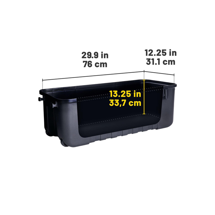 プラノ スポーツマンズトランク ラージ 100L ブラック : バック