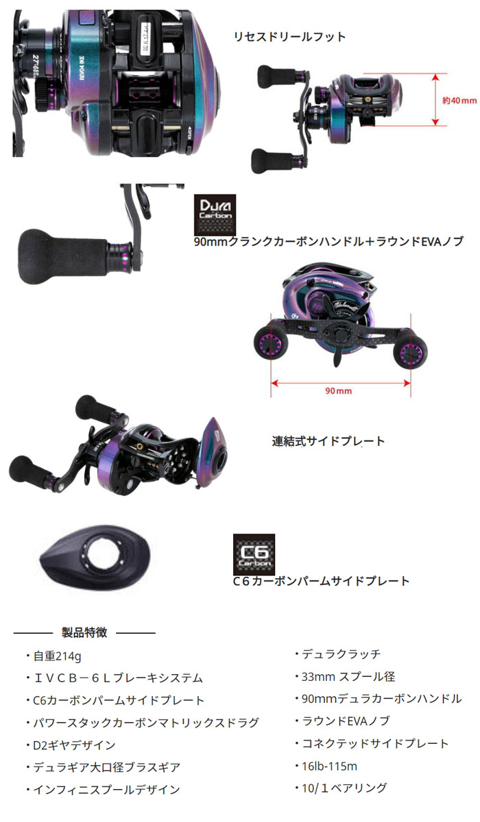 Abu Garcia（アブガルシア） レボアイク Abu Revo IKE : バック