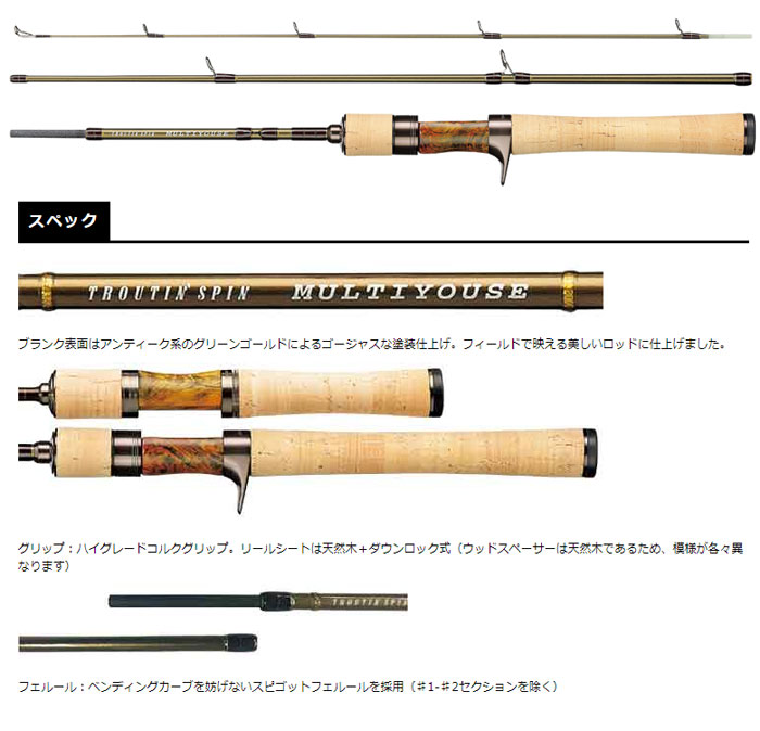 SMITH（スミス） トラウティンスピン マルチュース TRMK-C423L