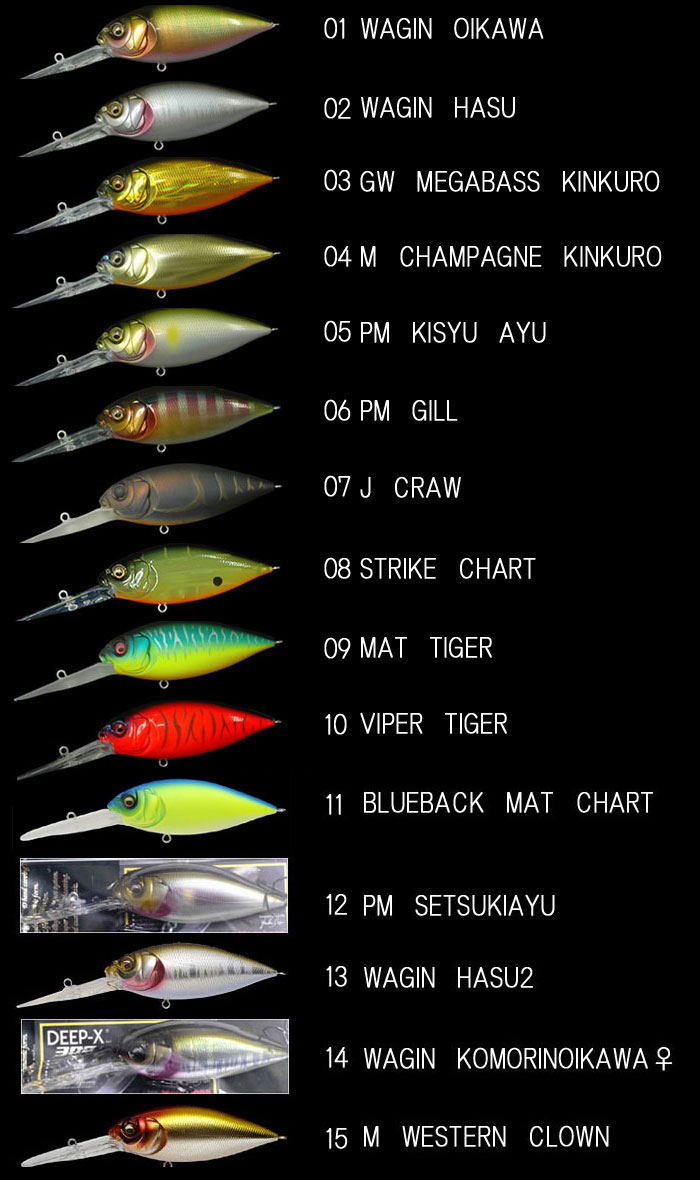 Megabass メガバス ディープエックス300 ディープクランク