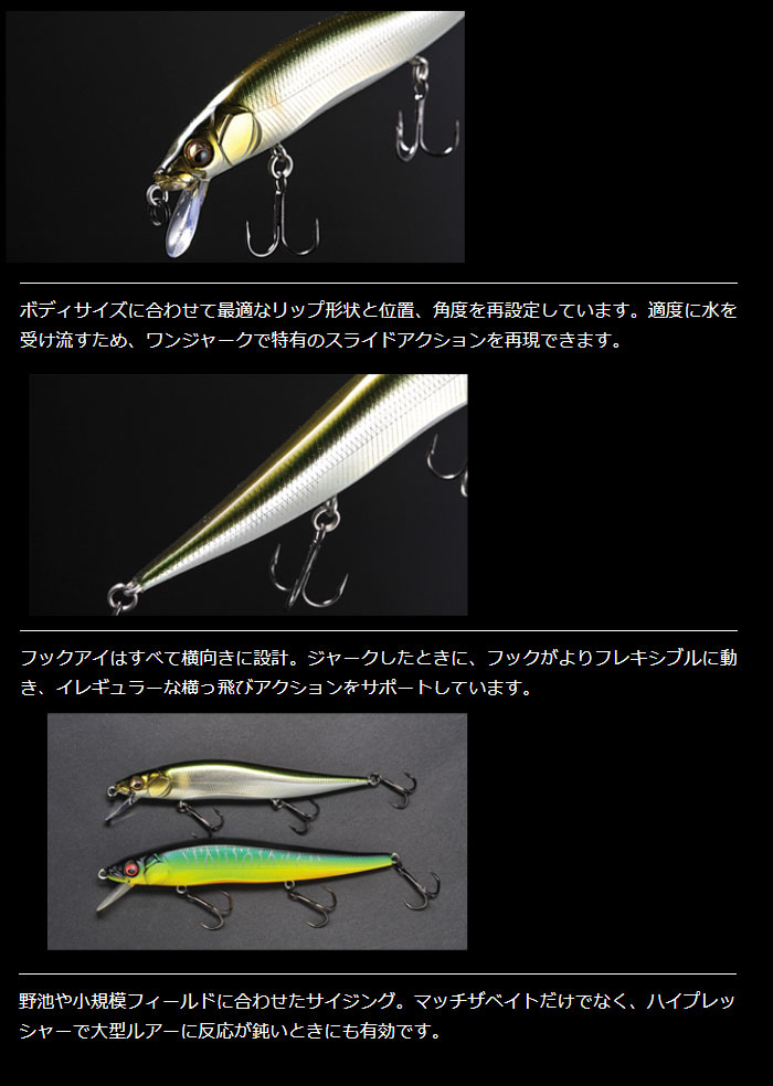 Megabass メガバス ヴィジョンワンテンジュニア : バック