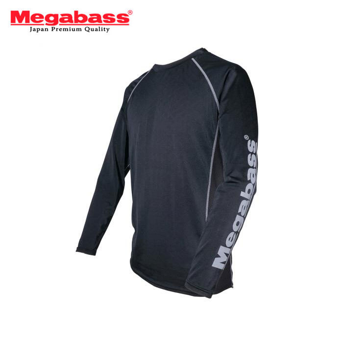 Megabass メガバス ヒョウガ クルーネックロングTシャツ
