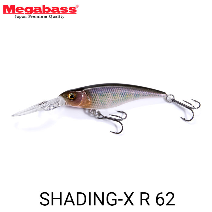 ルアーまとめ売り 66個 バス釣り 引退 レイドジャパン　DAIWA メガバス Megabass 【全15色】メガバス シャッディングX R62 Megabass