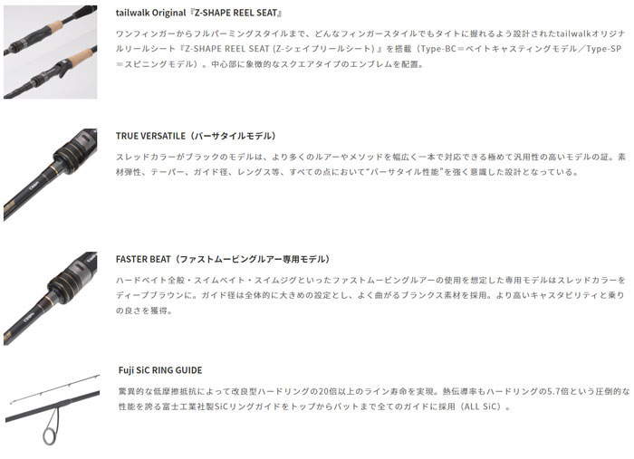 tailwalk（テイルウォーク） 22フルレンジ C68MH tail walk FULLRANGE