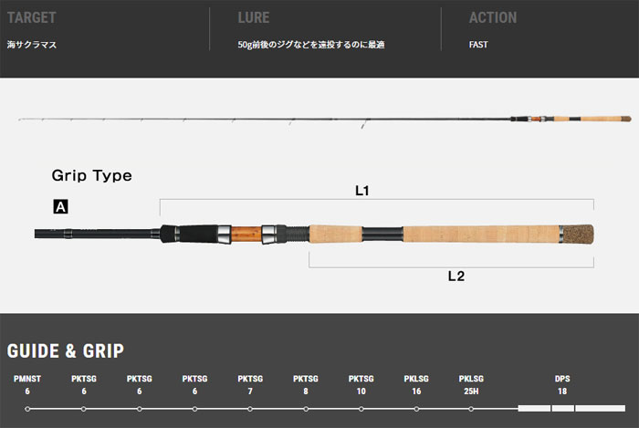 tailwalk（テイルウォーク） ケイソン海サクラマス2 106M tailwalk