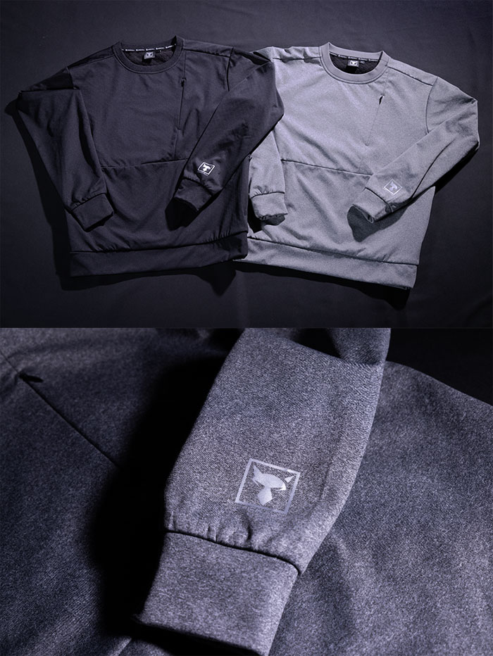 日本の職人技 ジャッカル フィールドテックスウェットシャツ Jackall Field Tech Sweat Shirt その他フィッシングウェア カラー 01 ブラック Reflect Com Pl