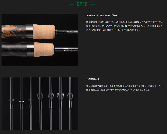 JACKALL（ジャッカル） ティモン Tコネクションエリア TCA-S61L+E