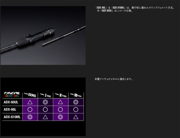 アンチョビドライバー エクストロ　ADX-610ML ジャッカル ジャッカル(JACKALL) 23 アンチョビ ドライバー エクストロ ADX-610ML