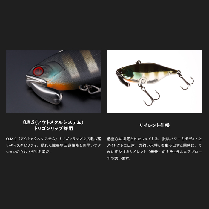 JACKALL（ジャッカル） 【全6色】ジャッカル TN80 トリゴン サイレント