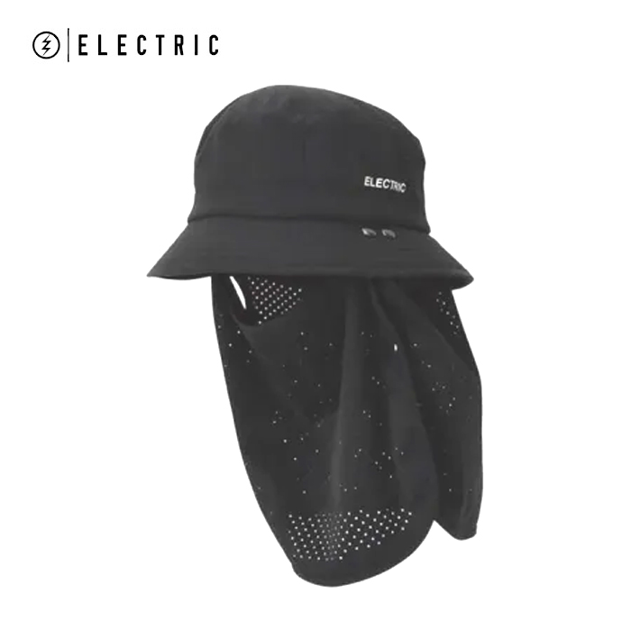 ELECTRIC アウトドアハット サンシェード付 新品 ブラック ELECTRIC（エレクトリック） フルシェードハット ELECTRIC FULL SHADE