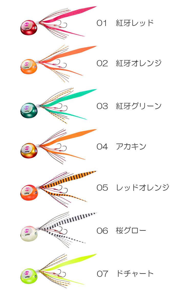 タイラバ　ダイワ　紅牙　ベイラバーフリーα 250g 7本セット Amazon.co.jp: ダイワ(DAIWA) タイラバ 紅牙 ベイラバーフリーα