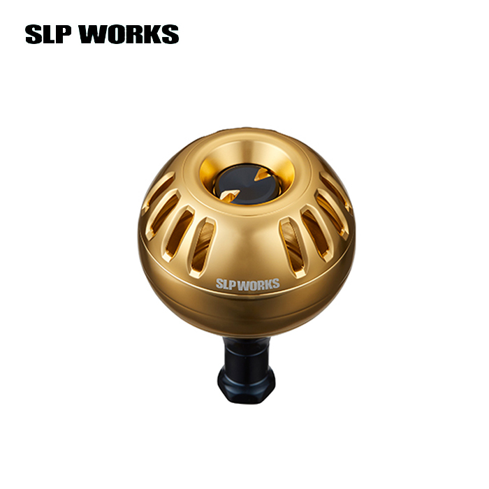 25SALTIGA アルミラウンドノブ ゴールド SLPワークス 25 ソルティガ 47mm アルミパワーラウンドノブ ゴールドの