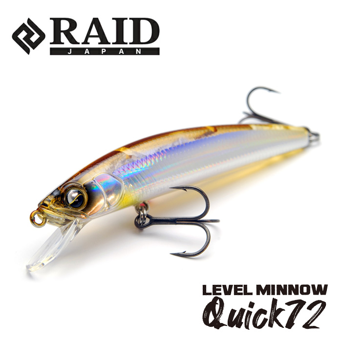 レイドジャパン(Raid Japan) LEVEL MINNOW Quick72 (レベルミノー