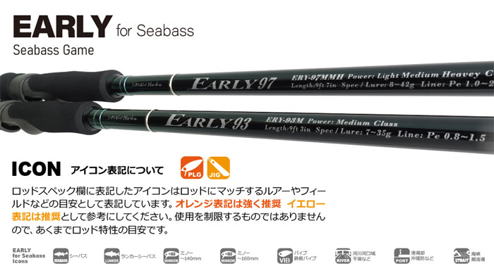 YAMAGA Blanks ヤマガブランクス アーリー 97MMH YAMAGA BLANKS