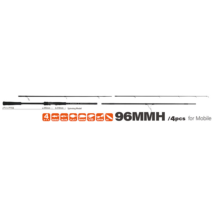 ヤマガブランクス アーリー 96MMH 4ピース モバイルロッド YAMAGA
