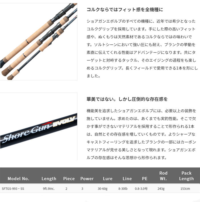 ショアガンエボルブ SFTGS-993・SS Amazon | パームス(Palms) ショアガンエボルブ SFTGS-993・SS