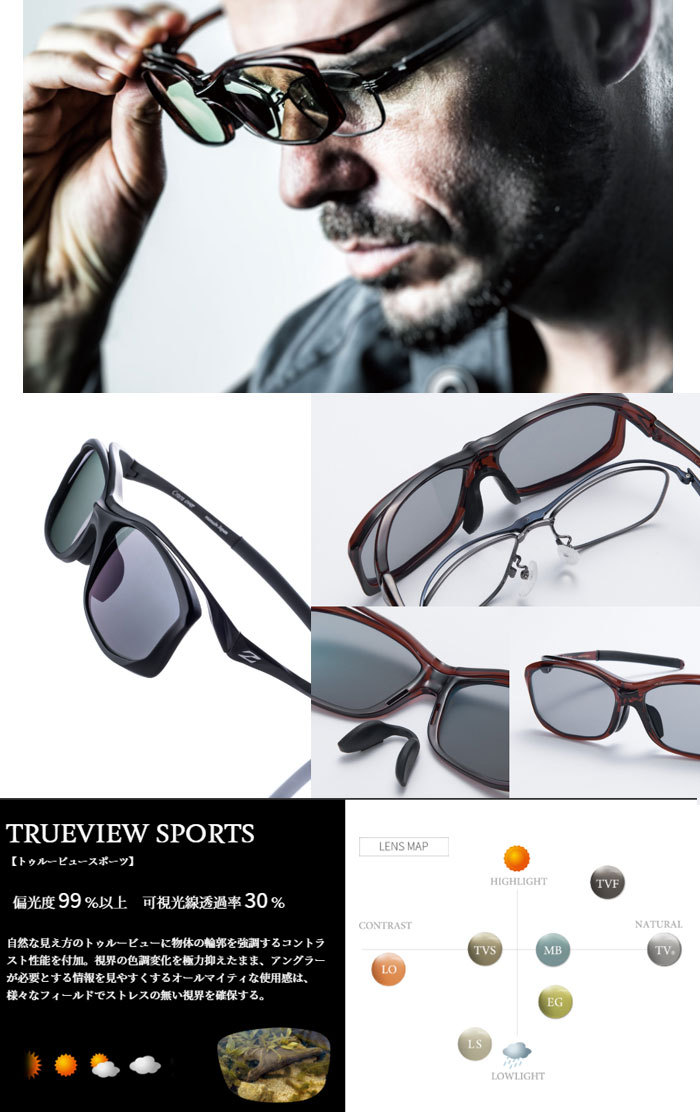 zeal zeal optics(ジールオプティクス) 偏光サングラス クロスオーバー 