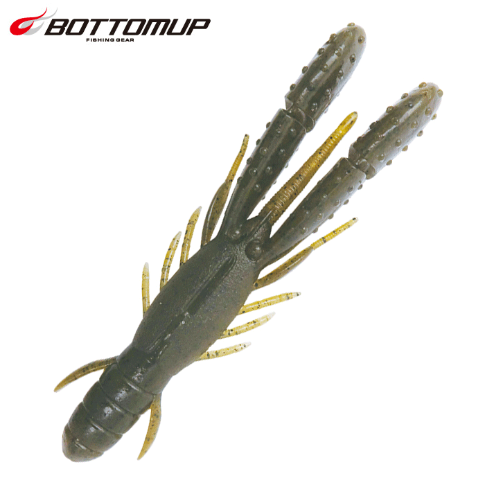 全12色】ボトムアップ ブルスホッグダディ 3.7inch FECO