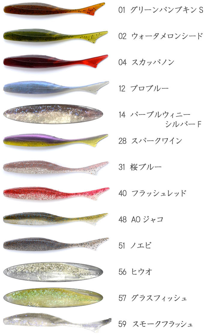 ゲットネット ジャスターフィッシュ 4.5inch GETNET JUSTER FISH の