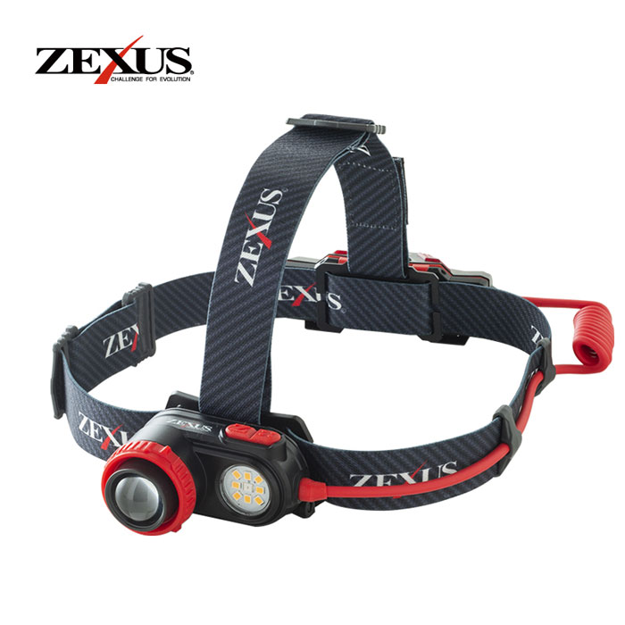 ゼクサス LEDヘッドライト ZX-R730 USB充電 ZEXUS : y-4955458207067 