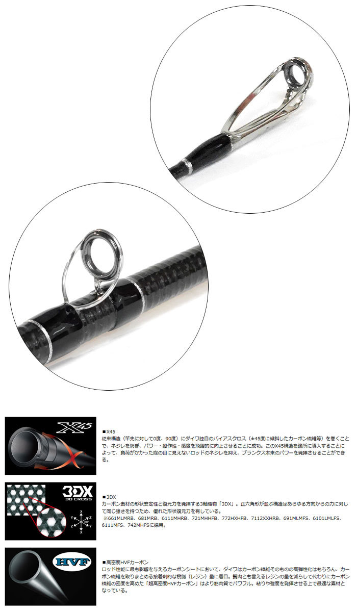 DAIWA(釣り) ダイワ ブラックレーベル 7112XXHRB エキストラ DAIWA(釣り) ダイワ ブラックレーベル 7112XXHRB エキストラ