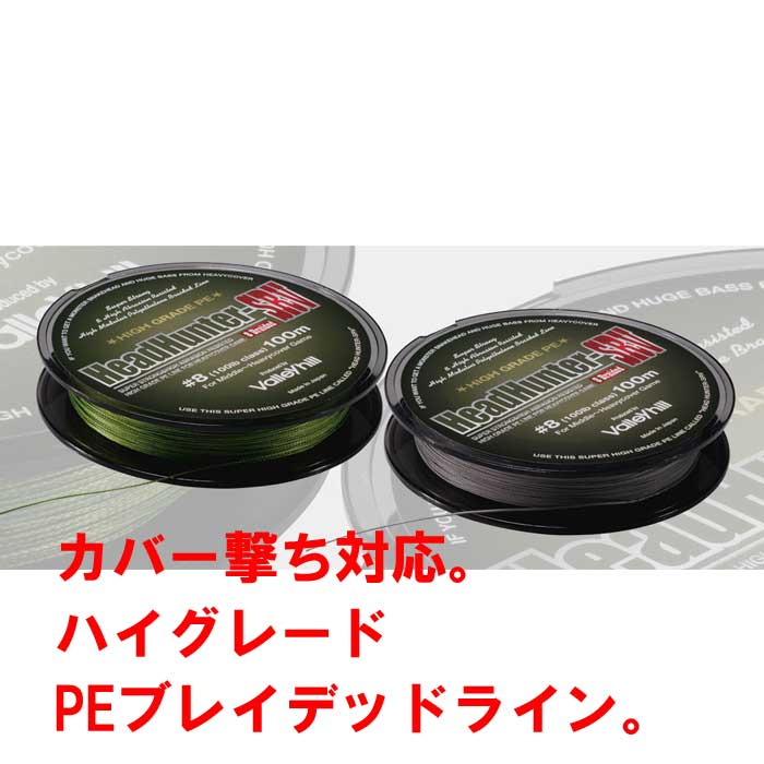 Valleyhill バレーヒル ヘッドハンター SRV 8号-100m (雷魚 PE