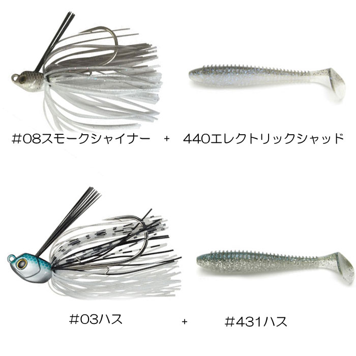 スイムジグ鉄板 セット 】 ループス スイミングマスター 1/4oz +