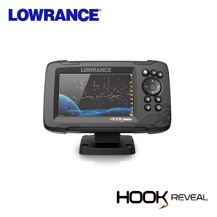 カードスロ ローランス　フックリビール　5inch　HDI振動子モデル　83/200　LOWRANCE　HOOK REVEAL ・フロント