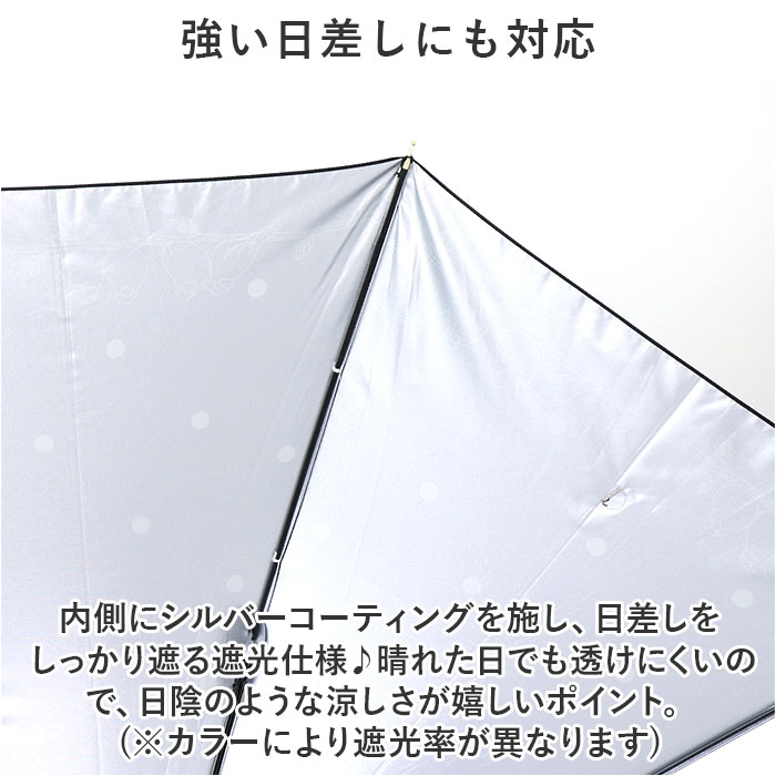 傘 レディース 大人 通販 長傘 60cm 雨晴兼用 晴雨兼用 かさ カサ 雨傘 日傘 晴雨兼用傘 シルバーコーティング ジャンプ傘 UVカット 紫外線カット 大判｜backyard-1｜17