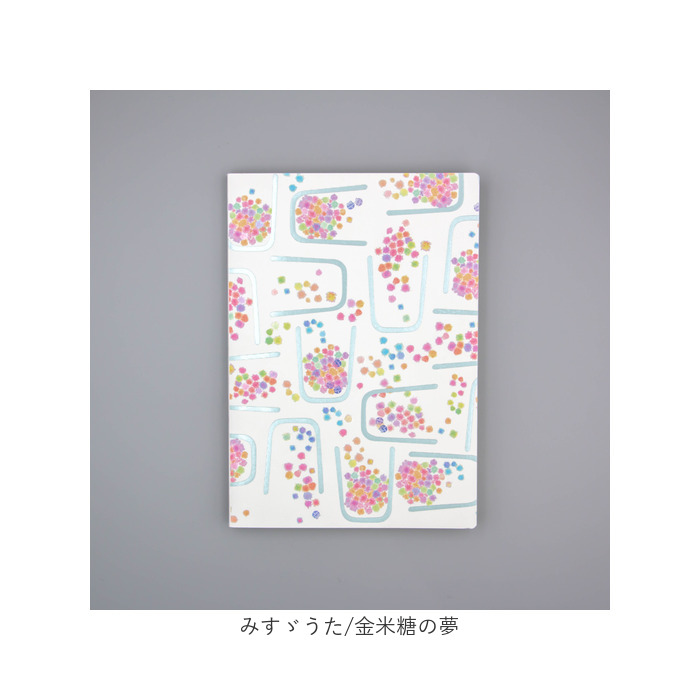 a5 ノート かわいい 日本製 通販 ROKKAKU misuzu uta ミニノート 無地 メモ帳 みすゞうた 箔押し 金子みすゞ グッズ 自由帳 じゆうちょう A5サイズ |  | 18