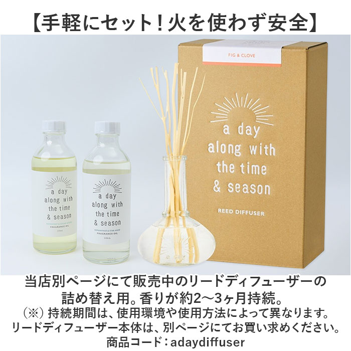 リードディフューザー 詰め替え 通販 a day ルームフレグランス リフィル 230ml アロマディフューザー おしゃれ 芳香剤 置くだけ 詰替え 詰換え オシャレ |  | 07