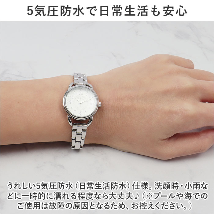 腕時計 レディース 防水 通販 アクア 5気圧防水 フィールドワーク ASS173 時計 ブレスウォッチ リストウォッチ 日本製ムーブメント メタルバンド |  | 07