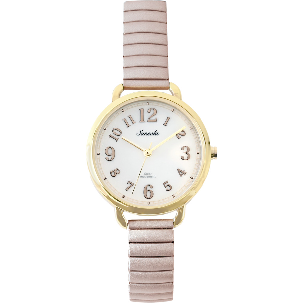 field work 時計 通販 腕時計 レディース ソーラー リストウォッチ レディースウォッチ じゃばら 蛇腹ベルト ジャバラ かわいい おしゃれ 可愛い 女性 女子 |  | 03