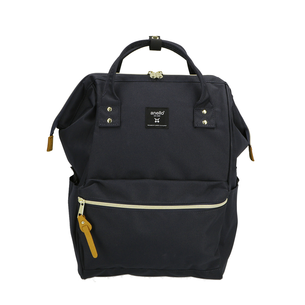 アネロ リュック 撥水 好評 口金 リュックサック おしゃれ 大容量 スクエア 軽量 anello バッグ レディース 約18L ママリュック ポリキャンバス ママバッグ | anello | 02