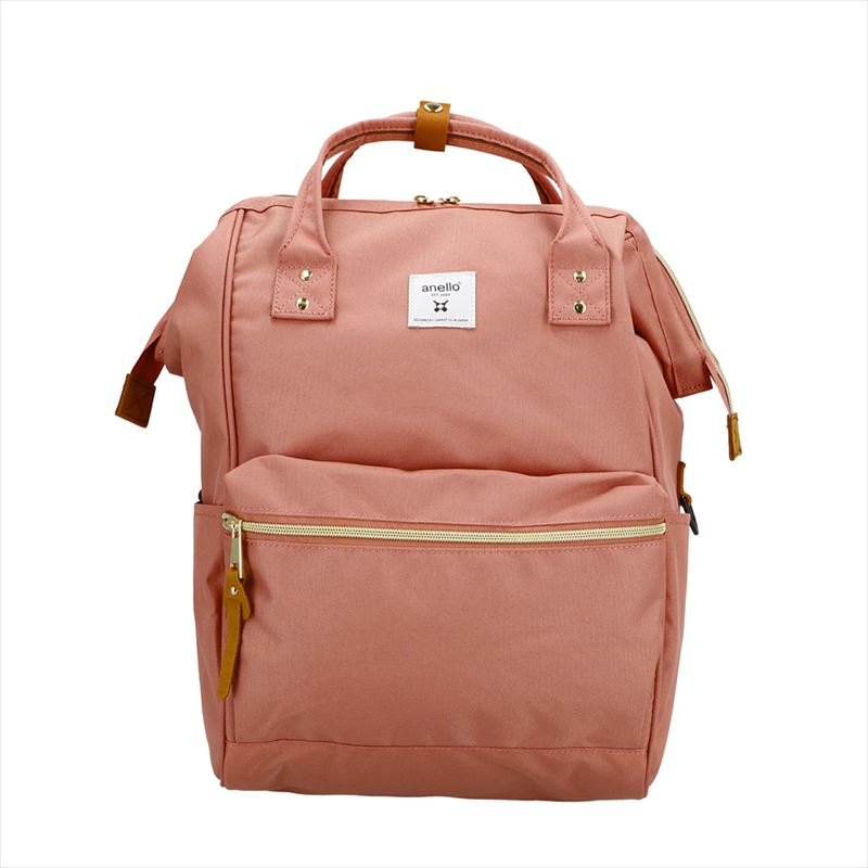 アネロ リュック 撥水 好評 口金 リュックサック おしゃれ 大容量 スクエア 軽量 anello バッグ レディース 約18L ママリュック ポリキャンバス ママバッグ | anello | 04