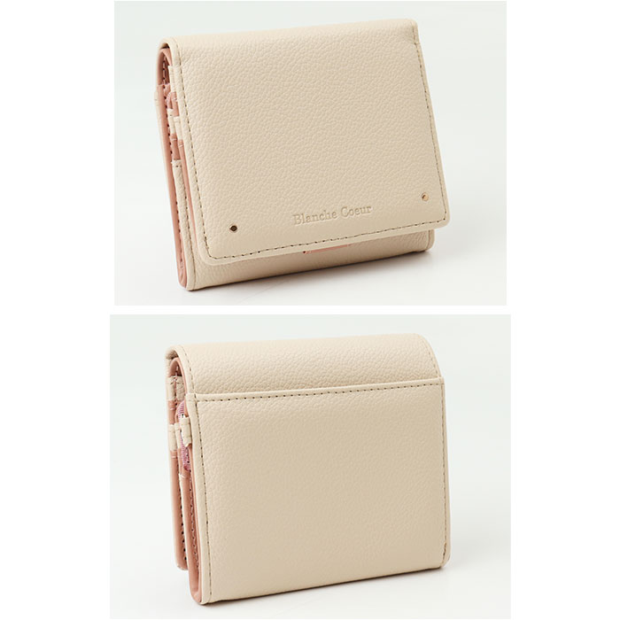blanche coeur 財布 通販 二つ折り財布 2つ折り財布 札入れ ボックス型小銭入れ box型小銭入れ 折りたたみ財布 ミニ財布 コンパクト 軽量 軽い |  | 10