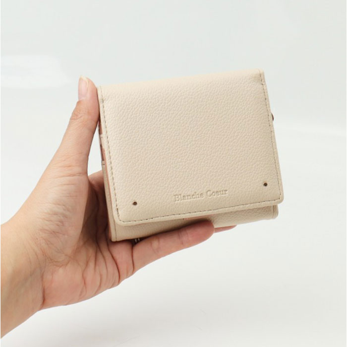 blanche coeur 財布 通販 二つ折り財布 2つ折り財布 札入れ ボックス型小銭入れ box型小銭入れ 折りたたみ財布 ミニ財布 コンパクト 軽量 軽い |  | 09