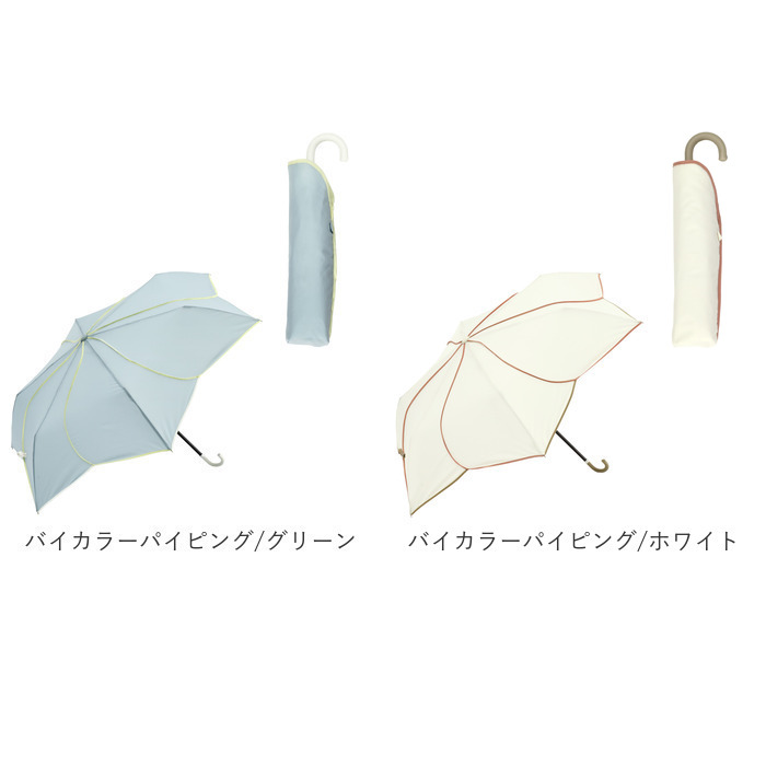 ビコーズ 通販ビコーズ 傘 because 折りたたみ傘 日傘 遮光 折り畳み傘 晴雨兼用 雨傘 晴雨兼用傘 UVカット 手開き 50cm 50センチ 軽量 軽い かさ カサ 大人 | because | 27