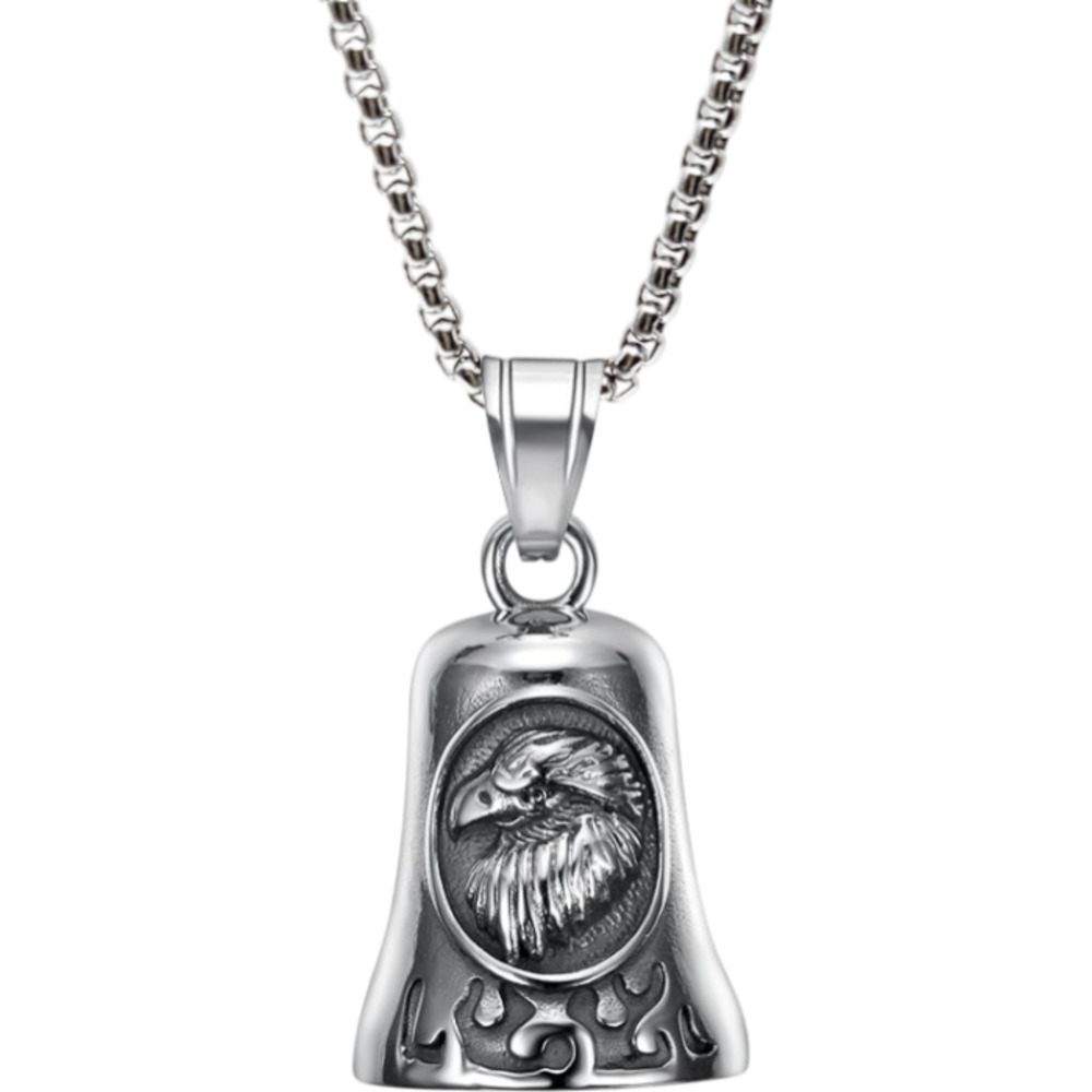 ネックレス ステンレス メンズ 通販 ロングネックレス メンズネックレス ペンダント ベルネックレス ステンレス製 バイカー ファッション アメカジ |  | 02