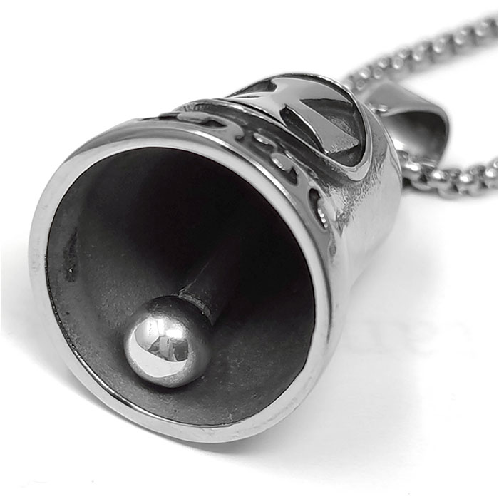 ネックレス ステンレス メンズ 通販 ロングネックレス メンズネックレス ペンダント ベルネックレス ステンレス製 バイカー ファッション アメカジ |  | 20