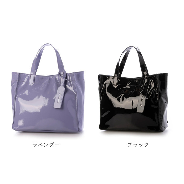 カシュカシュ cachecache バッグ 01-00-76454 通販 トートバッグ ソフトエナメルスクエア手提げトートS 手提げ レディース ミニトート 合皮 カシュカシュ | cache cache | 25