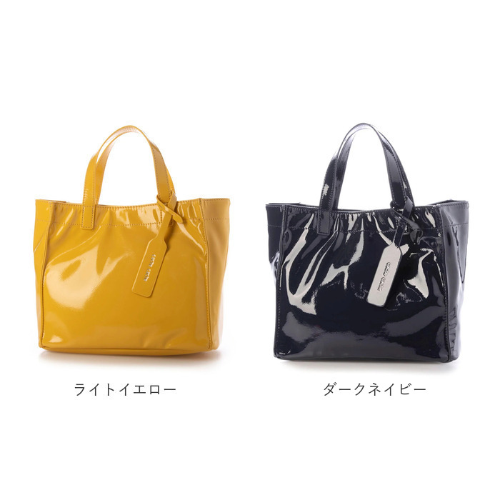 カシュカシュ cachecache バッグ 01-00-76454 通販 トートバッグ ソフトエナメルスクエア手提げトートS 手提げ レディース ミニトート 合皮 カシュカシュ | cache cache | 28