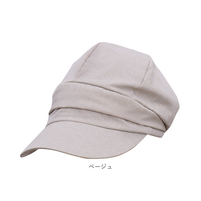 帽子 通販帽子 レディース キャスケット キャップ 紫外線対策 日除け コットン リネン おしゃれ かわいい 日焼けブロック お出かけ 春 夏 秋 女性帽子 小顔効果 | ブランド登録なし | 20