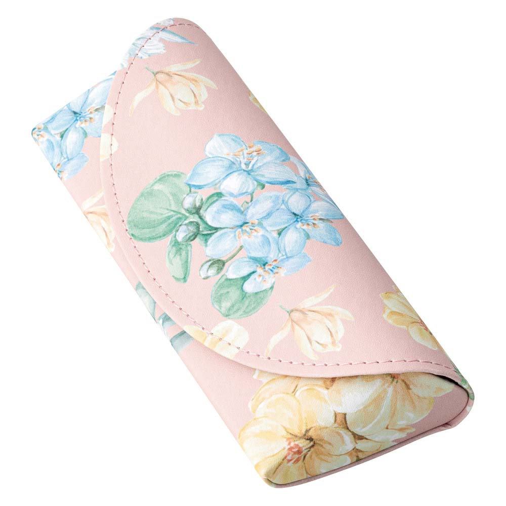 メガネケース ハード 通販 眼鏡ケース めがねケース スリム コンパクト セミハード 鼻当て付き 花柄 フラワー柄 レディース オシャレ かわいい 眼鏡小物 | BACKYARD FAMILY | 01