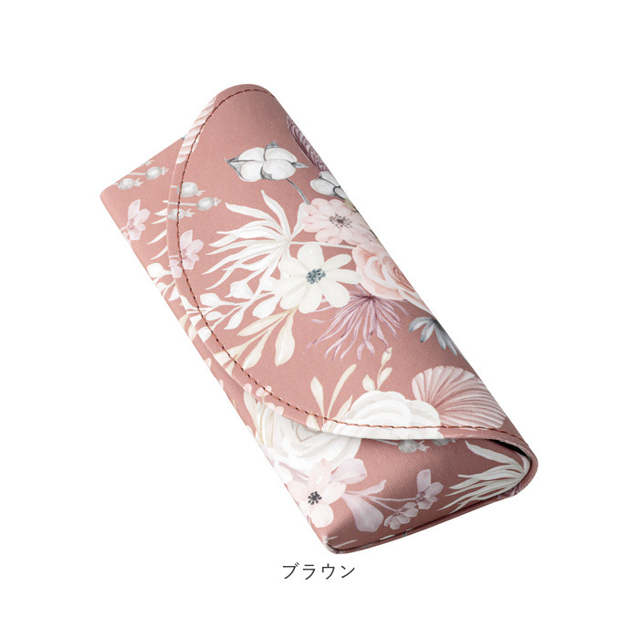 メガネケース ハード 通販 眼鏡ケース めがねケース スリム コンパクト セミハード 鼻当て付き 花柄 フラワー柄 レディース オシャレ かわいい 眼鏡小物 | BACKYARD FAMILY | 15